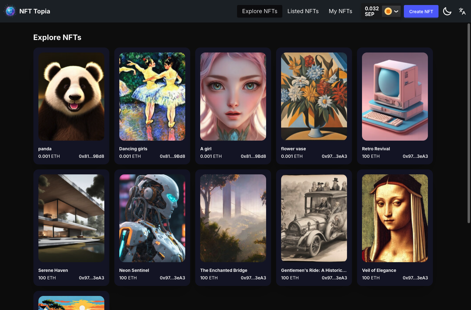 Home page