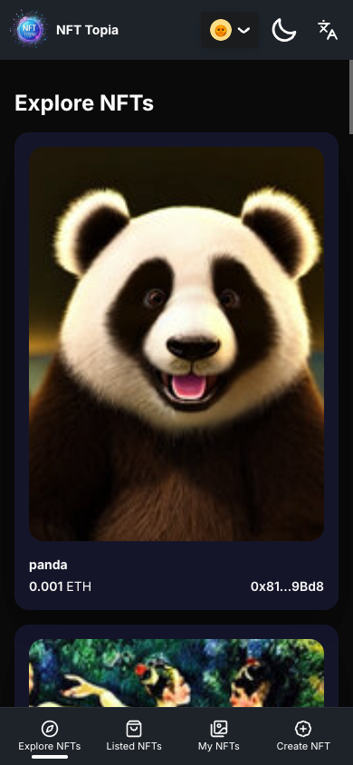 Home page(Mobile)